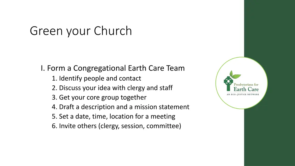 green your church 4