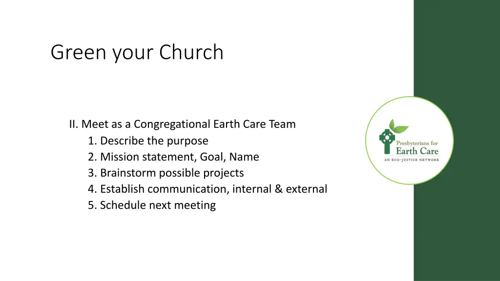 green your church 5