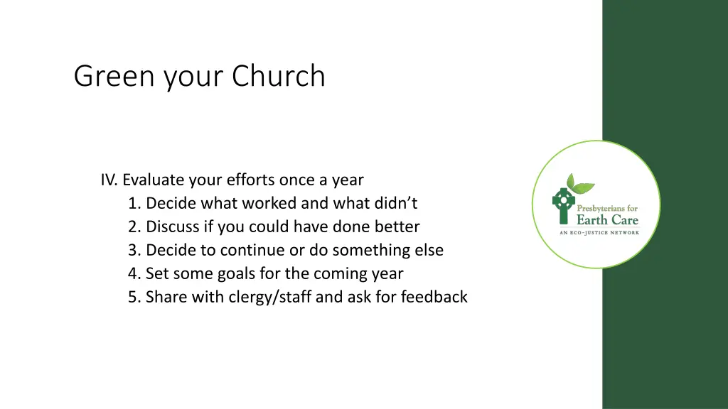 green your church 7