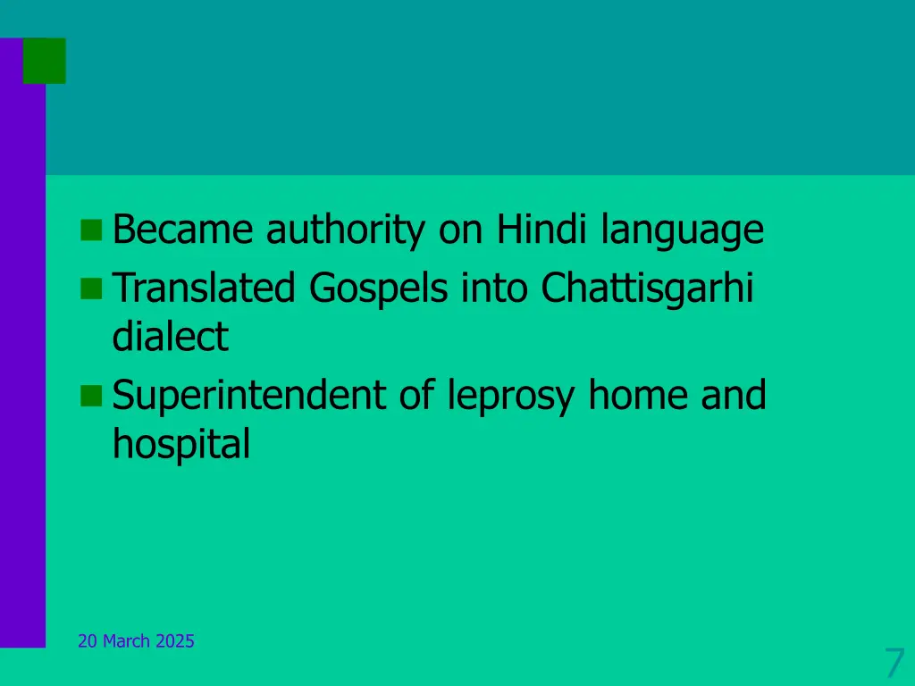became authority on hindi language translated