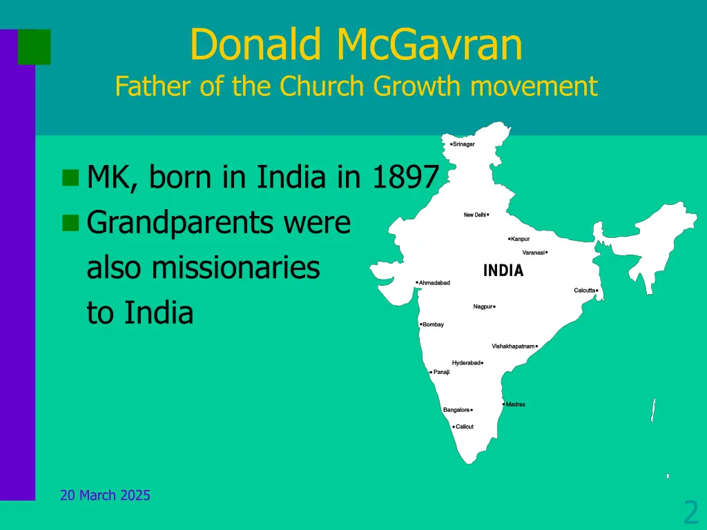 donald mcgavran father of the church growth