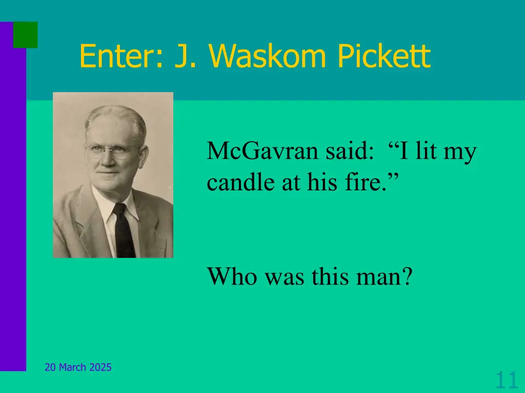 enter j waskom pickett