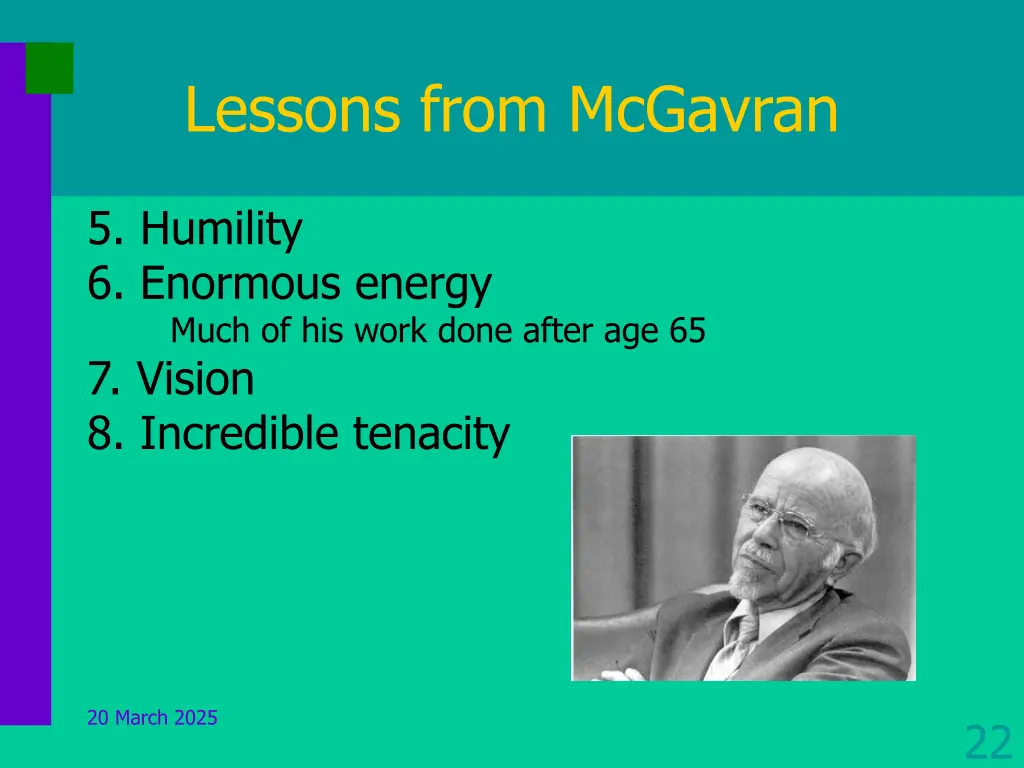 lessons from mcgavran 1