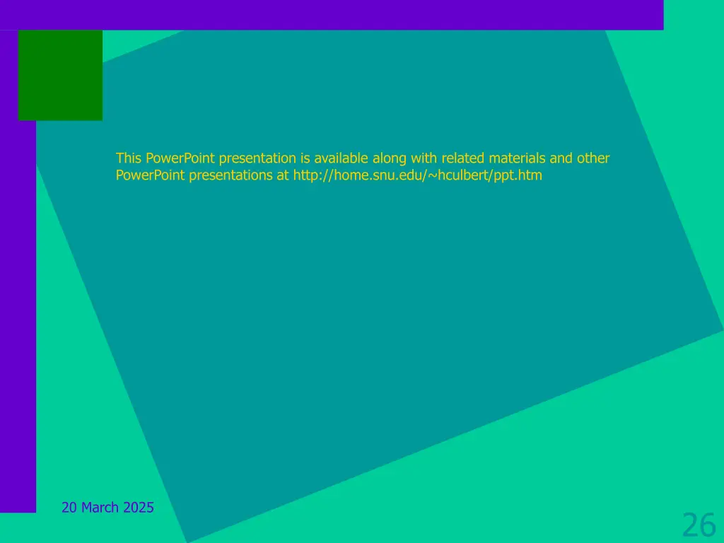 this powerpoint presentation is available along