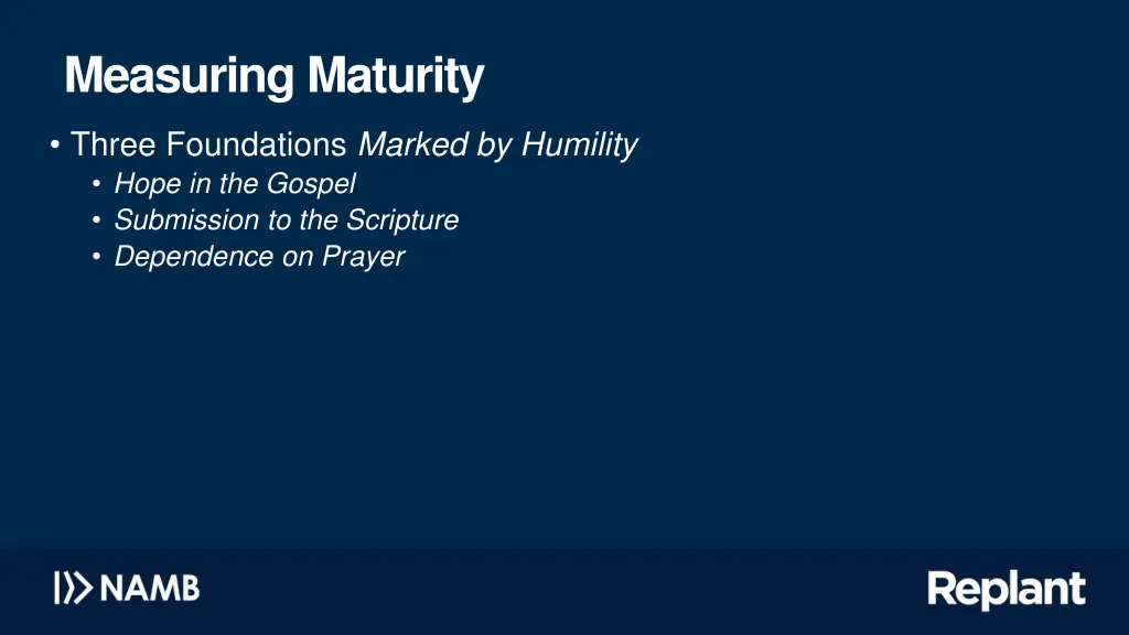 measuring maturity 1