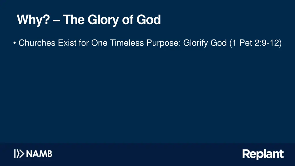 why the glory of god