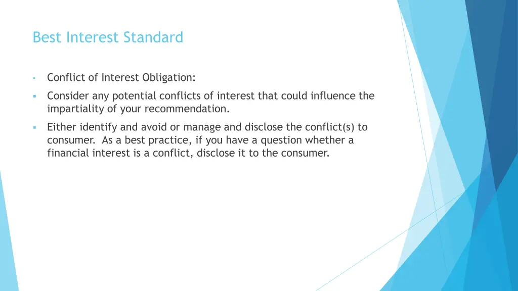 best interest standard 4