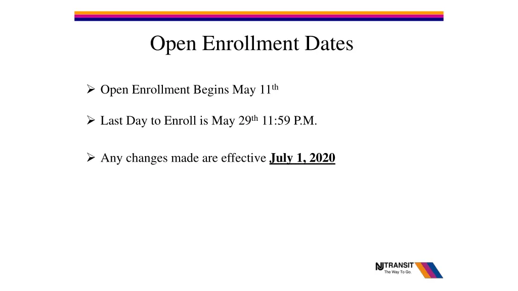 open enrollment dates