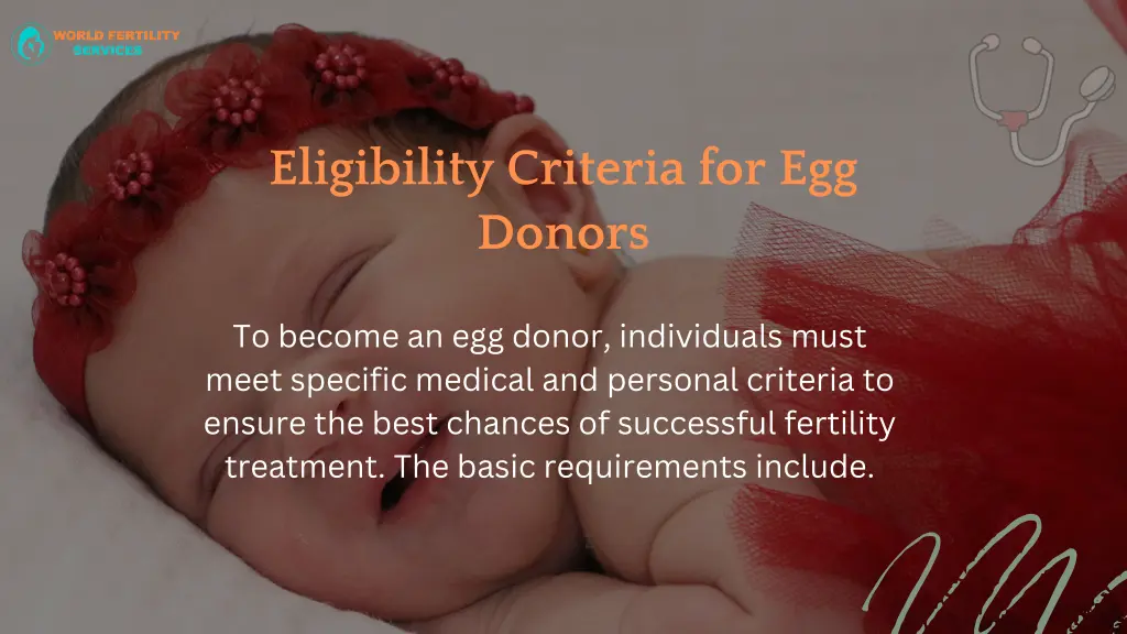 eligibility criteria for egg donors