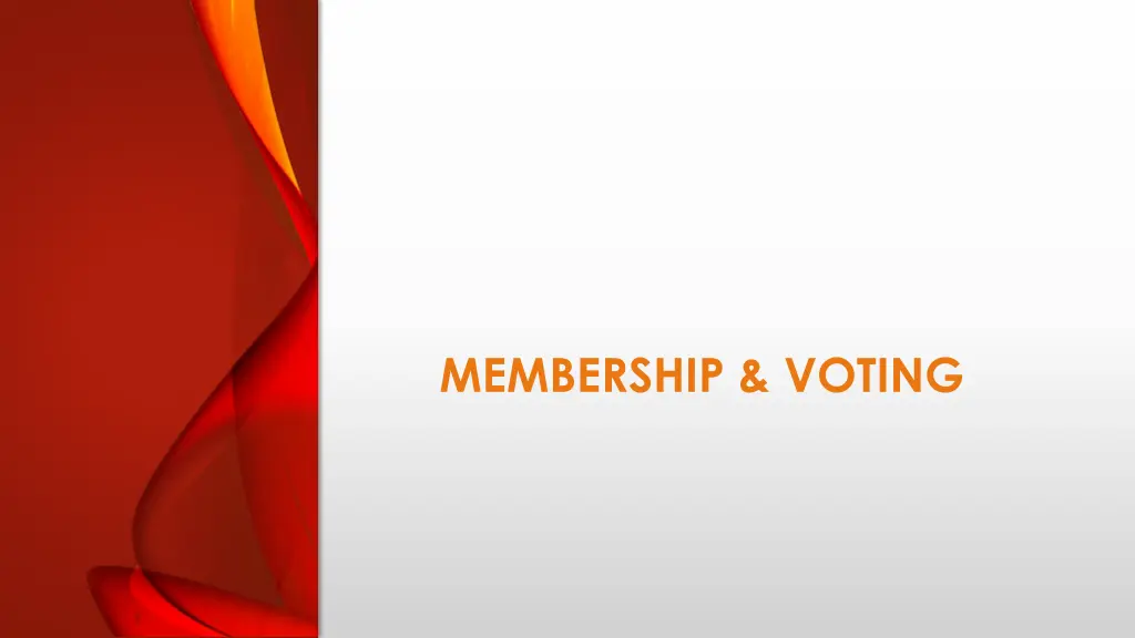 membership voting