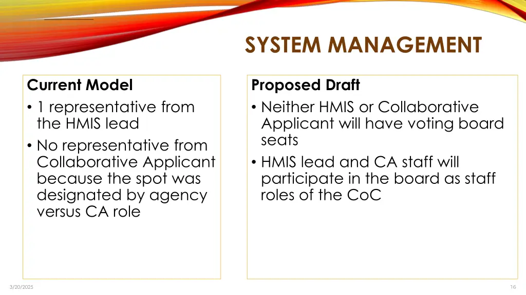 system management