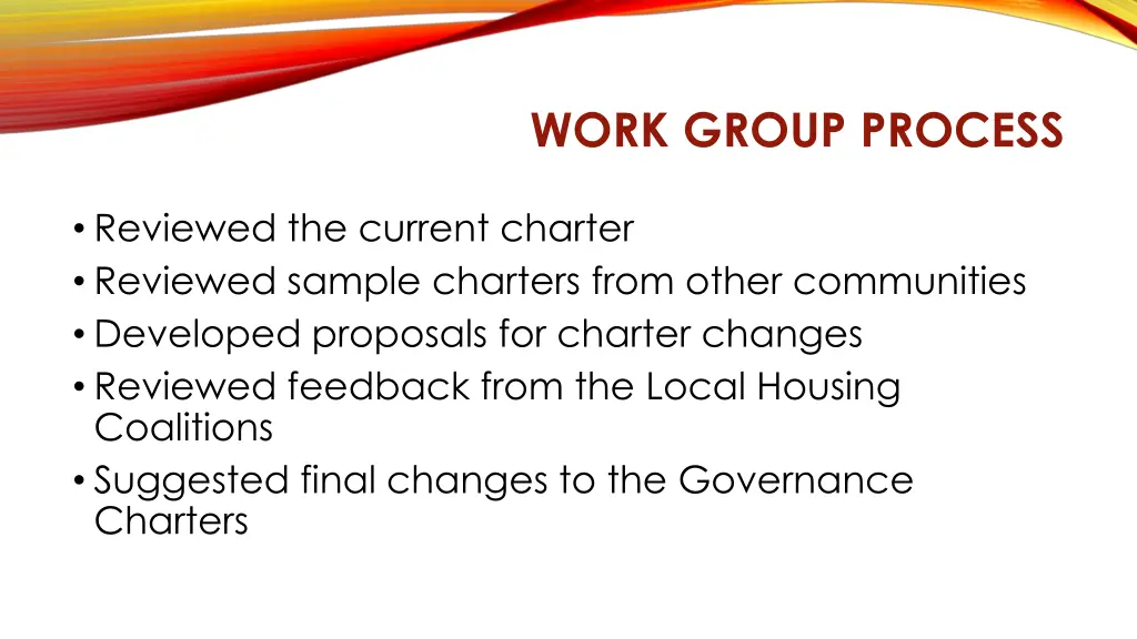 work group process