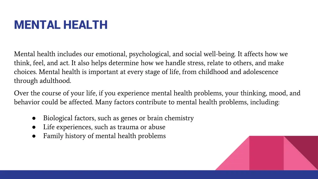 mental health