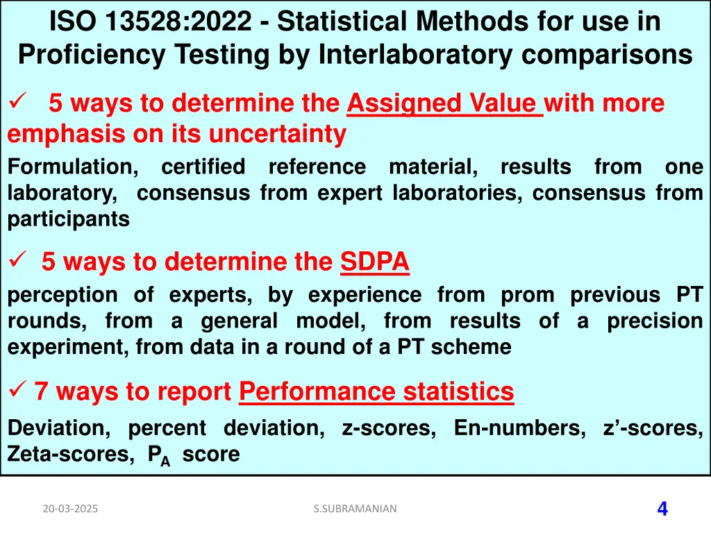 iso 13528 2022 statistical methods