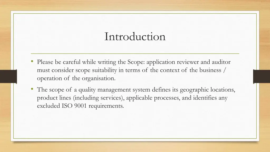 introduction