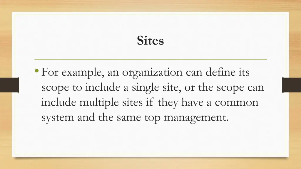 sites
