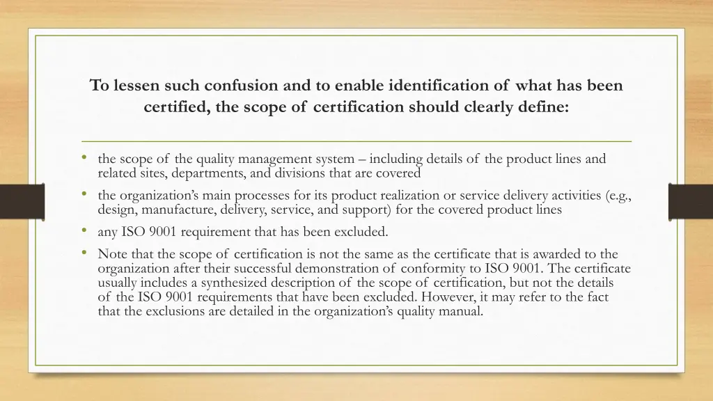 to lessen such confusion and to enable