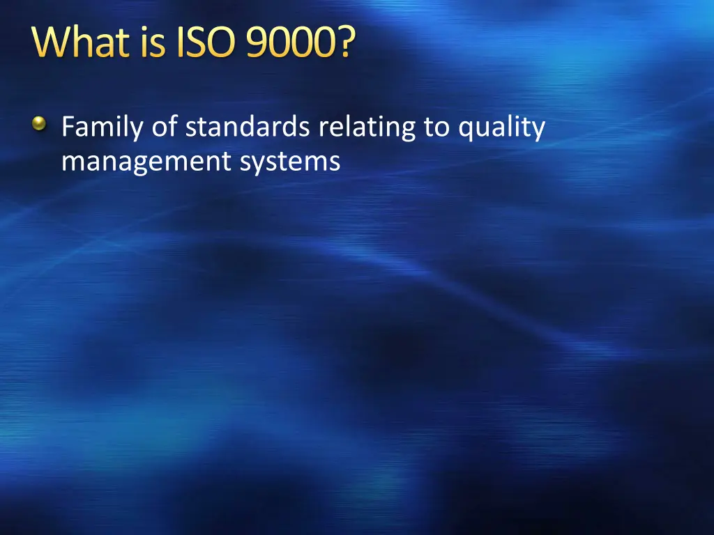 what is iso 9000