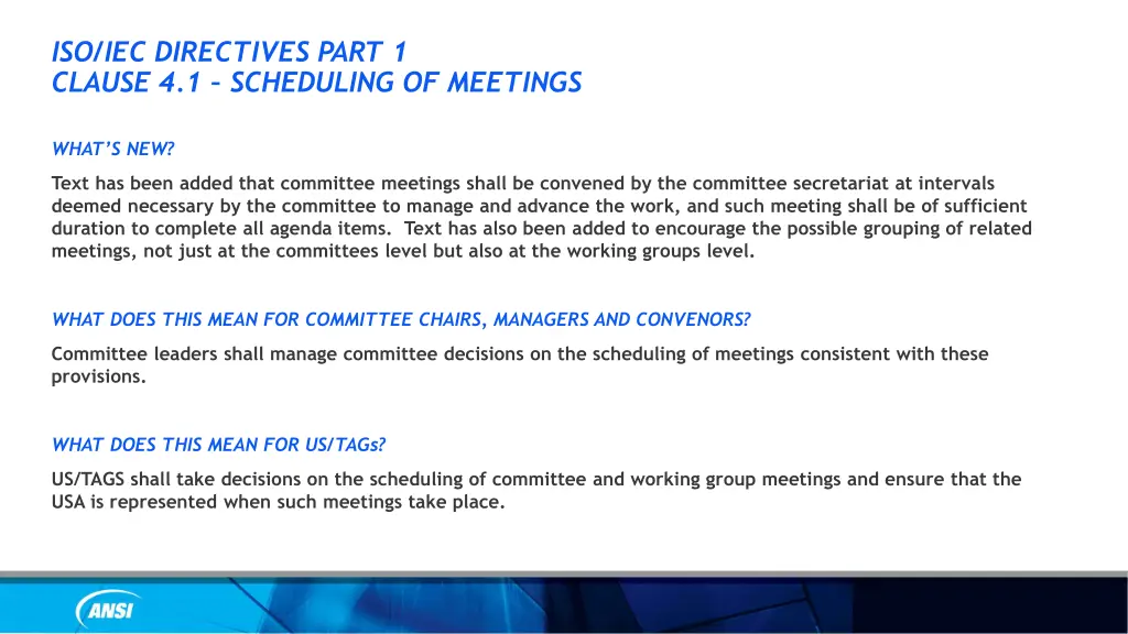 iso iec directives part 1 clause 4 1 scheduling