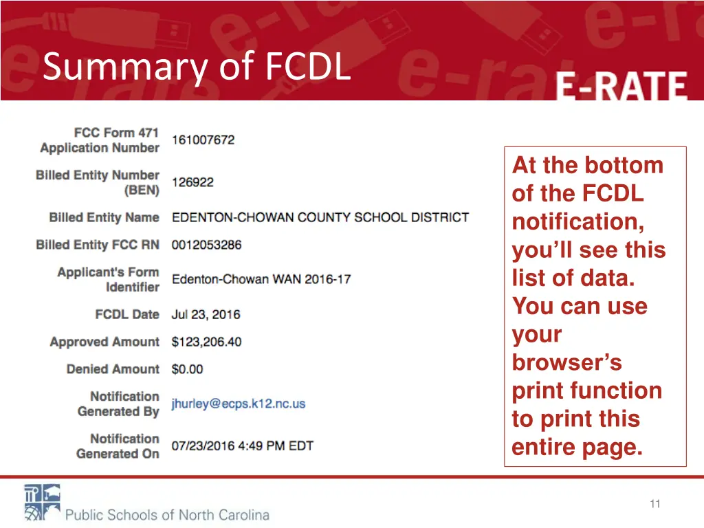 summary of fcdl