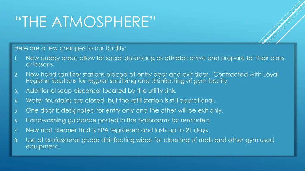 the atmosphere