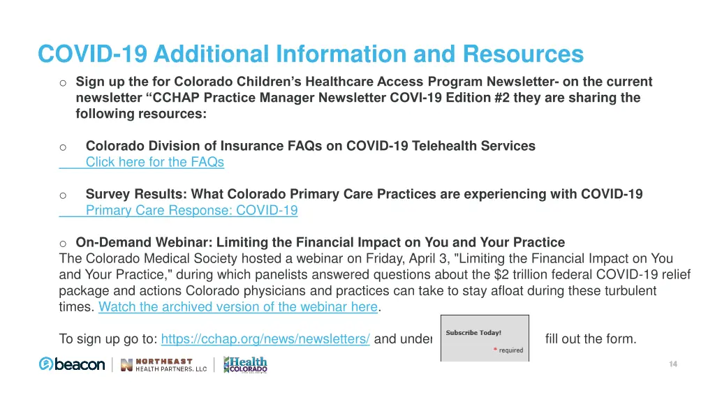 covid 19 additional information and resources