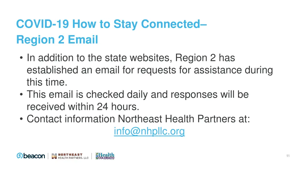 covid 19 how to stay connected region 2 email