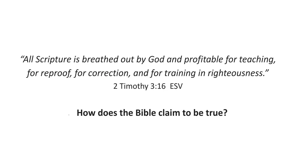 all scripture is breathed