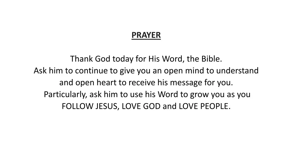 prayer