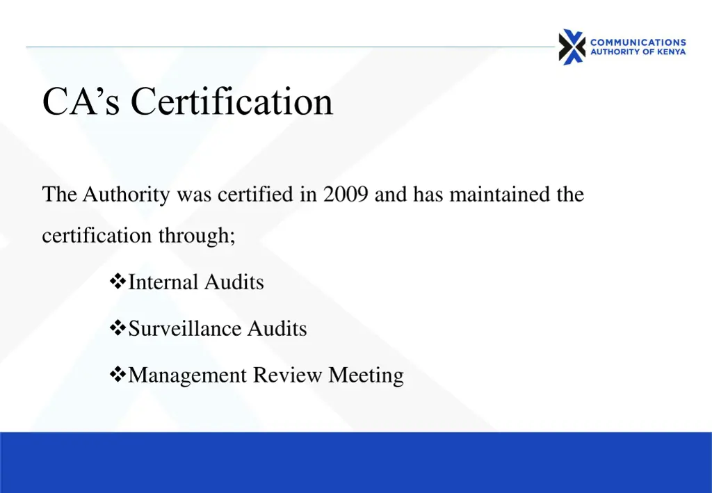 ca s certification