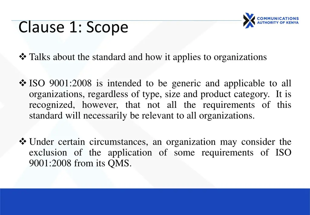 clause 1 scope