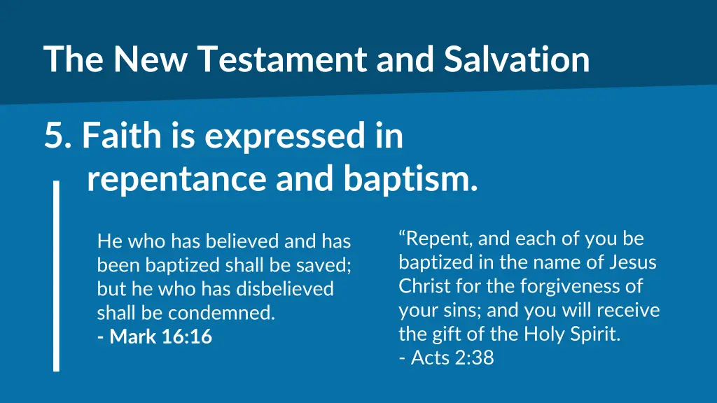 the new testament and salvation 4