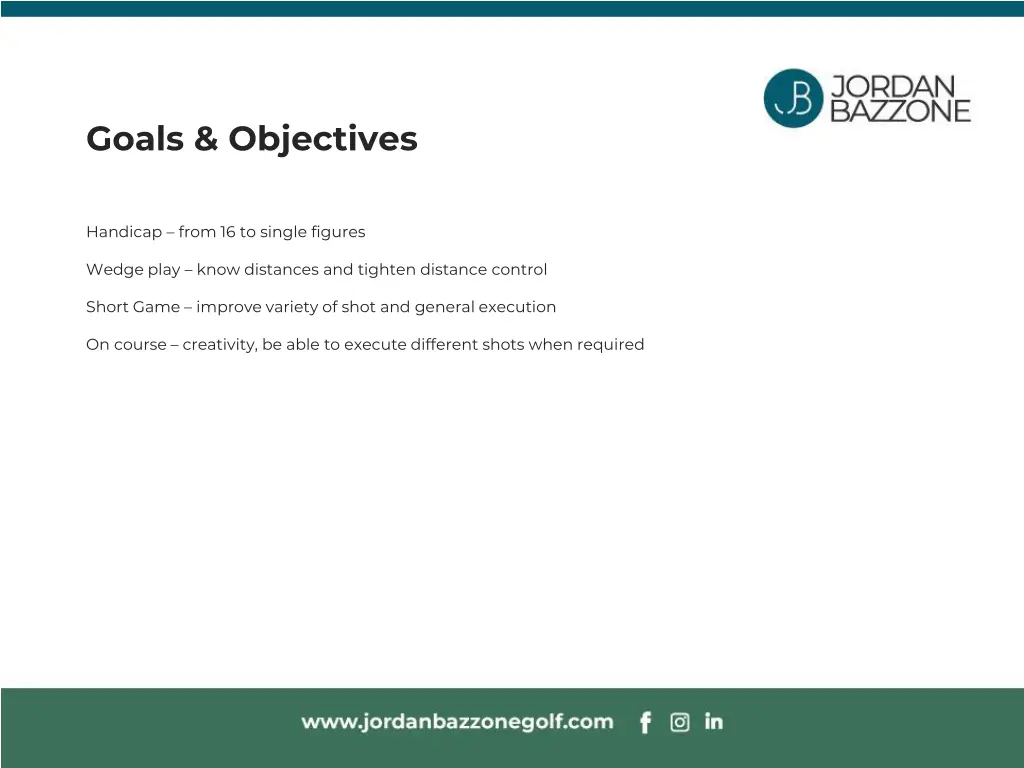 goals objectives