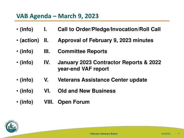 vab agenda march 9 2023