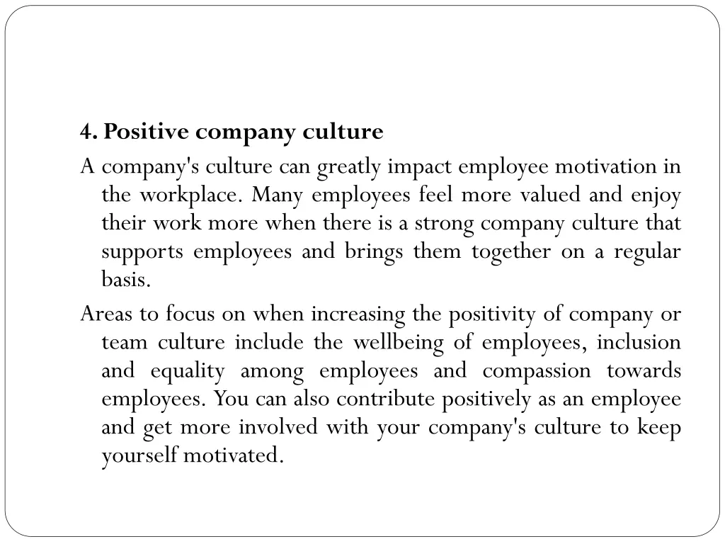 4 positive company culture a company s culture