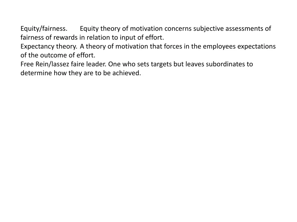 equity fairness fairness of rewards in relation