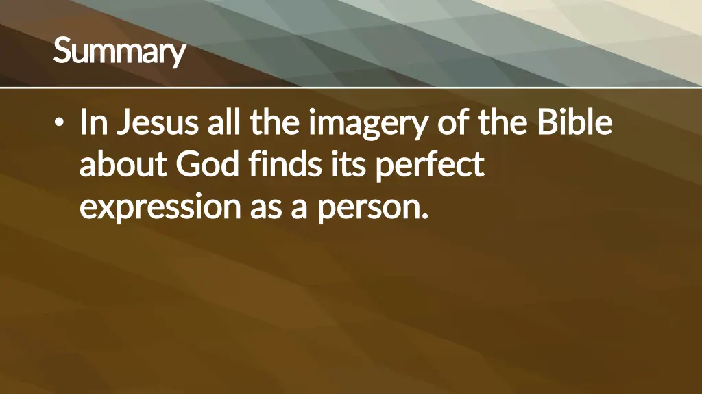 summary summary