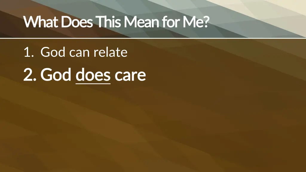 what does this mean for me what does this mean 1