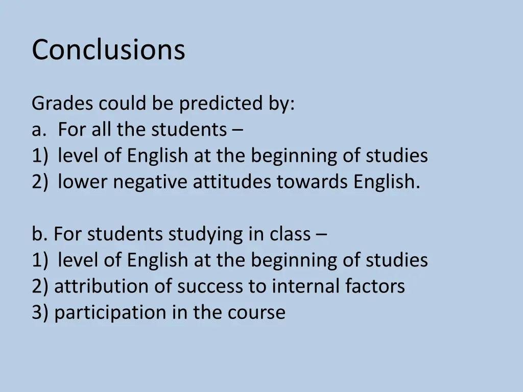 conclusions 4