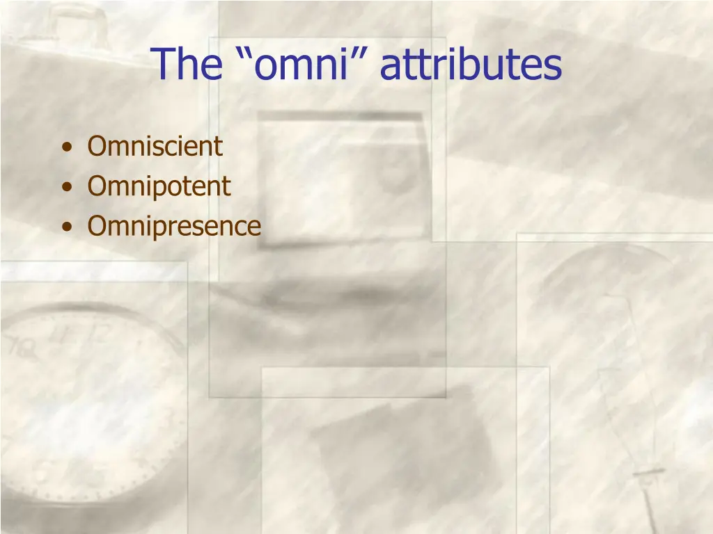 the omni attributes