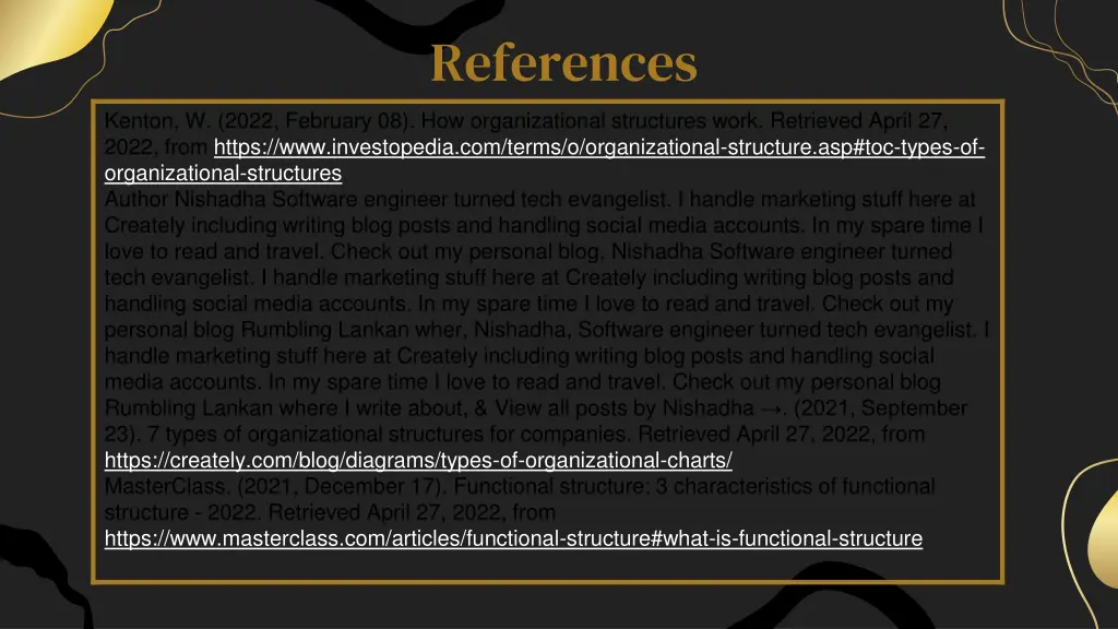references