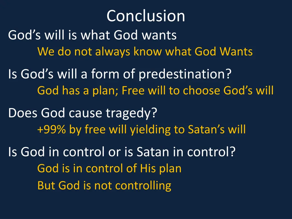 conclusion 1