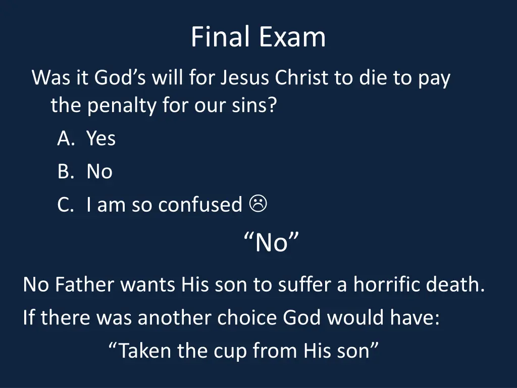 final exam
