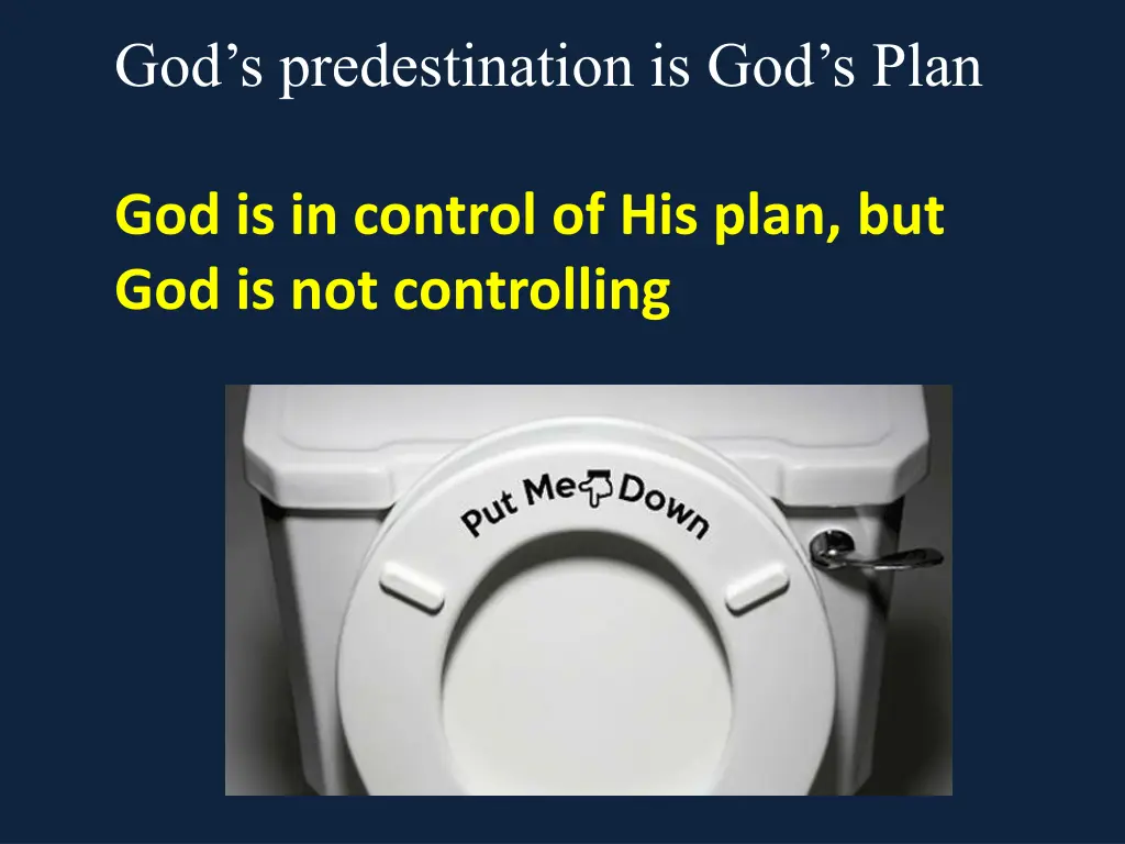god s predestination is god s plan
