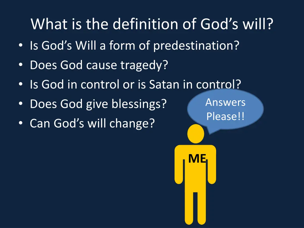 what is the definition of god s will