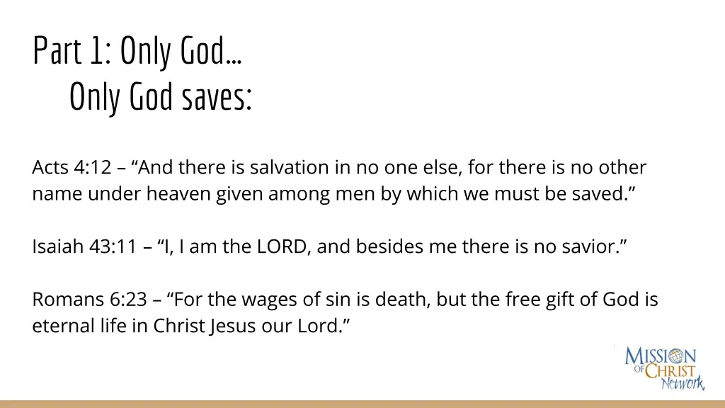part 1 only god only god saves