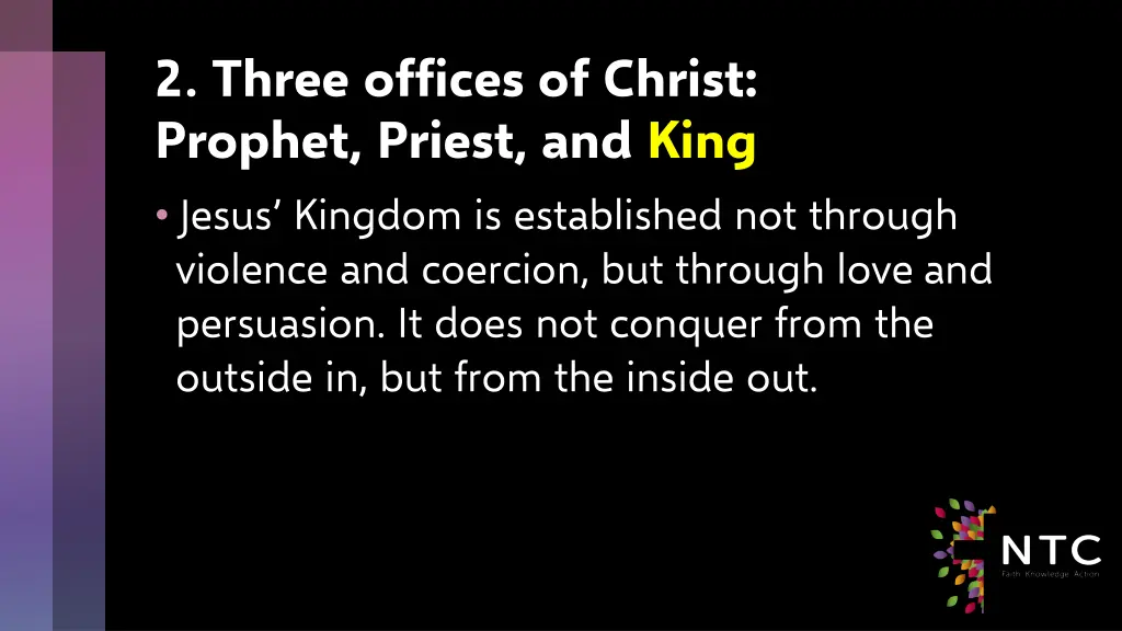 2 three offices of christ prophet priest and king 13