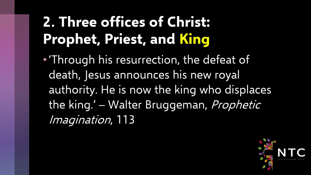 2 three offices of christ prophet priest and king 15