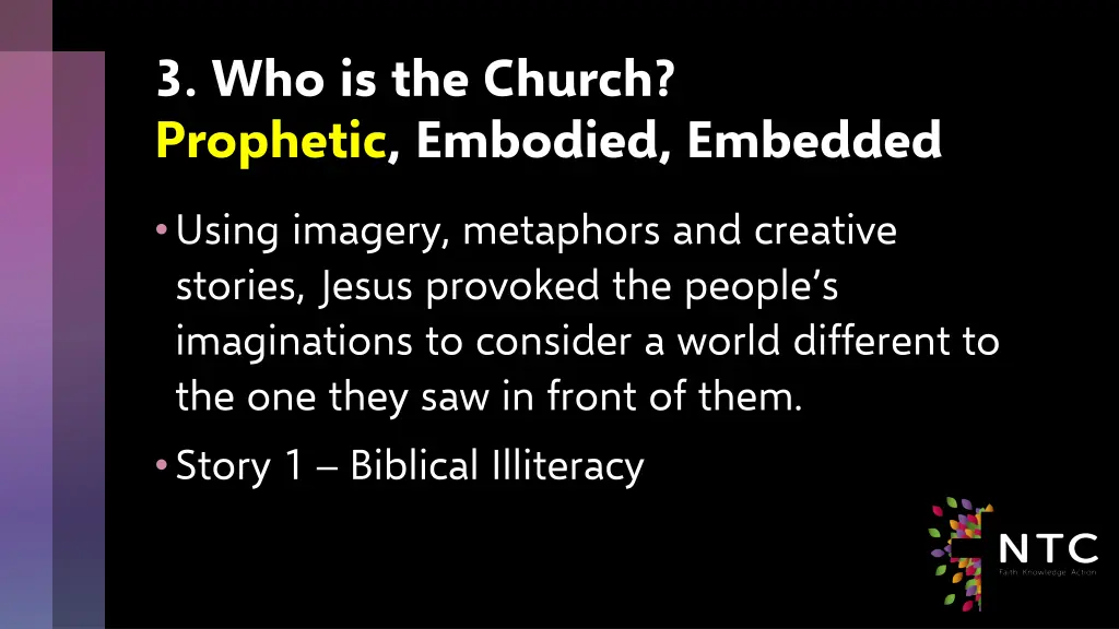 3 who is the church prophetic embodied embedded