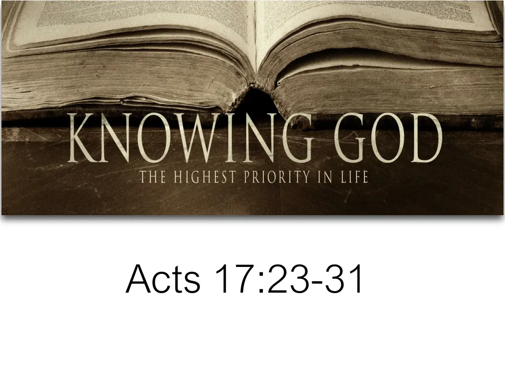acts 17 23 31